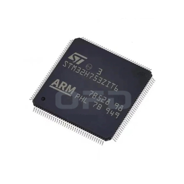 STM32H753ZIT6 LQFP-144 32-bit Microcontrollers Chip Surface Mount MCU 32-bit STM32 ARM Cortex Microcontrollers STM32H753ZIT6