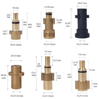 Adaptateur de lance à mousse pour nettoyeur haute pression Connecteur de buse de canon à mousse