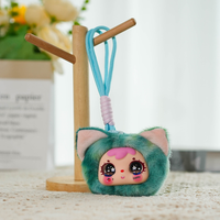 OEM Kawaii Peluche douce et moelleuse en forme d'ours en peluche, porte-clés, jouet en peluche, porte-clés, pendentif pour sac à dos, sac à main, cadeau pour femme
