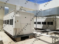 Unité de climatisation commerciale RTU pour toiture, 208V 230V 460V Triphasé, 5/10/20 Tonnes de refroidissement pour centre de distribution