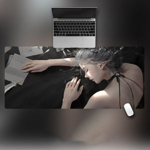 <span class=keywords><strong>Precio</strong></span> de fábrica Hoja de goma Animal Girl Alfombrilla de ratón grande para jugadores de computadora portátil Cualquier diseño de logotipo Alfombrilla de ratón para juegos personalizada - Product Image 2