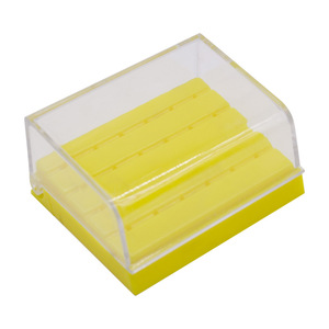 Dental 24-Hole <b>Square</b> Bur Box With Lid Plastic Bur Holder High-Capacity Storage For Home And Commercial Use - Product Image 4