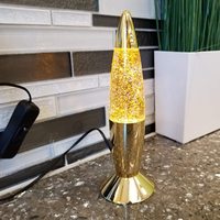 Lampe de nuit liquide RGB dynamique, transformez votre chambre, lampe à paillettes de lave à changement de couleur LED avec batterie