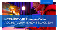 Kabel Optik Aktif (AOC) Premium 4K 60Hz UHD HDCP2.2 HDR 18Gbps untuk Koneksi HDTV pada Proyek Teknik Komputer dan TV Besar