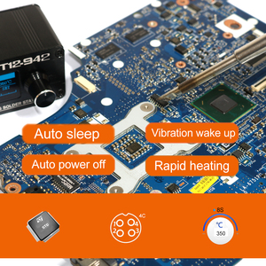 MINI T12-942 <strong>Soldering</strong> <strong>Iron</strong> Station OLED Solder Electric Welding <strong>Iron</strong> Tips Temperature <strong>Controller</strong> With P9 Handle No Power Supply - Product Image 5