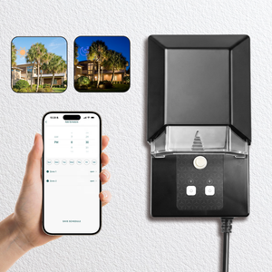 หม้อแปลงไฟสำหรับไฟตกแต่งภูมิทัศน์อัจฉริยะ 200W พร้อม Wifi และ Bluetooth รองรับ <span class=keywords><strong>2</strong></span> โซนอิสระ ป้องกันไฟเกิน สำหรับไฟแรงดันต่ำภายนอกอาคาร - Product Image 3
