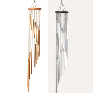 Carillons éoliens d'extérieur en pin de 35 pouces, grands ornements de jardin rotatifs - Product Image 2