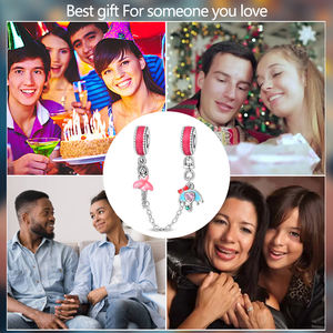 [Codedog] Doux <span class=keywords><strong>Parapluie</strong></span> Ballet Argent Plaqué Chaîne De Sécurité Charme Perle Usine Ventes Directes Conception Originale DIY Fine Jewelry Gift - Product Image 6