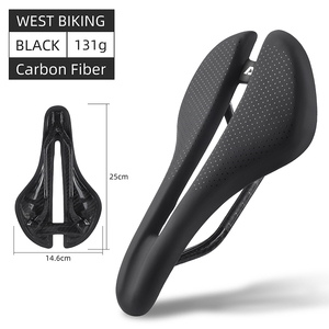 WEST BIKING-Coussin de selle de vélo en fibre de carbone, accessoires de vélo, vente en gros - Product Image 4
