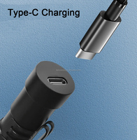 Pointeur laser vert, lumière laser longue portée, type-C rechargeable par USB, pointeur laser rouge