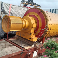 Molino de Bolas Seco Industrial de Gran Capacidad con Motor de Corriente Alterna para Molienda de Minerales de Alta Producción
