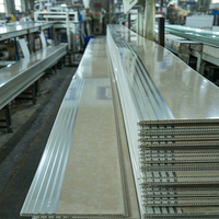 Paneles de Techo de PVC con Placas de Techo Suspendido, Resistentes al Fuego e Impermeables, Diseño Artístico Moderno para Interiores de Apartamentos y Hogares