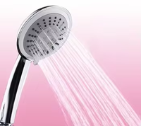 Colonne de douche murale en laiton chromé avec mitigeur, ensemble de robinetterie, jet pluie et massage, pour usage hôtelier, barre coulissante, réglages ajustables, douche ABS