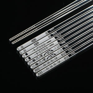 ตะเกียบสแตนเลส 316 สีเงิน ดีไซน์กลวง ทนความร้อน กันลื่น สำหรับใช้ในบ้าน โรงแรม หรือเป็นของขวัญ - Product Image 5