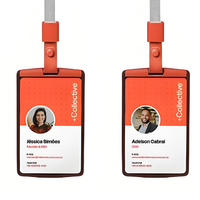 Tarjeta de identificación con foto de PVC de diseño personalizado, sin chip, de acceso barato Control, código QR magnético de negocios para estudiantes, empleados, eventos para dulces
