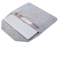 Funda para portátil de fieltro de lana estilo envolvente al por mayor para Mac Book