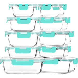 Nouveau Contenant Alimentaire en Verre 2025, Design Haut de Gamme, Compatible Micro-ondes, Anti-fuite, Couvercle Amovible, Lavable au Lave-vaisselle, Écologique, Prix Bas - Product Image 1
