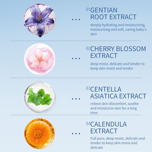 Vendita calda animale cartone animato naturale organico radice di genziana idratante foglio maschera facciale per i bambini - Product Image 6