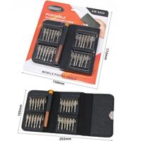 Juego de Destornilladores Magnéticos de Precisión 25 en 1, Herramientas de Reparación de Teléfonos Celulares, Kit de Destornilladores Manuales para Computadora, Teléfono Móvil y Cámara