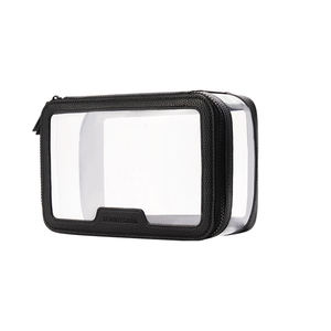 Rownyeon ברור איפור מקרה טואלטיקה תיק תכליתי נסיעות איפור רכבת מקרה נייד קוסמטי ארגונית שקוף אחסון Ba - Product Image 2