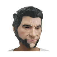 Prix usine Wolverine Celebrity Movie Star Masque en latex pour Halloween Party Cospaly Action Hero Masque complet réaliste