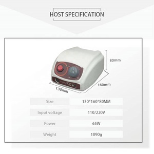 2025J OEM Corée Original Puissant 207B+120 Rouge Micromoteur pour Laboratoire Dentaire, Outils de Polissage de Prothèses, <span class=keywords><strong>Ponceuse</strong></span> Podologique, <span class=keywords><strong>Ponceuse</strong></span> à Ongles pour Manucure et Gel - Product Image 4