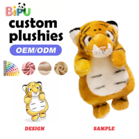 Sac à dos en peluche panda BIPU, fabricant OEM/ODM, sac à dos personnalisé en coton PP rembourré pour enfants de 2 à 4 ans, unisexe, Noël