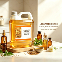 Huile de graines de fenugrec de qualité supérieure à faible MOQ, personnalisable, pour les soins capillaires, du cuir chevelu et du corps, huile de base DIY pour la beauté, OEM