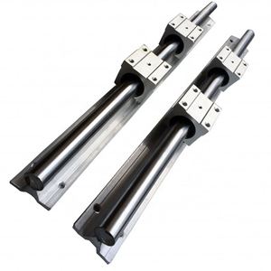 รางเลื่อนแบบวงกลม HENTO CNC ผลิตจากเหล็กโครเมียม/เหล็กแบริ่ง รุ่น SBR16 SBR16UU SBR16LUU รับประกัน 1.5 ปี - Product Image 2