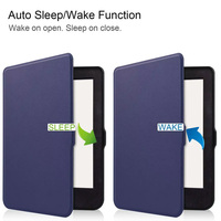 Casing Pelindung E-Reader OEM Custom, Kulit PU dengan Bagian Belakang TPU Matte, Fitur Auto Sleep/Wake untuk Kobo Nia 2020