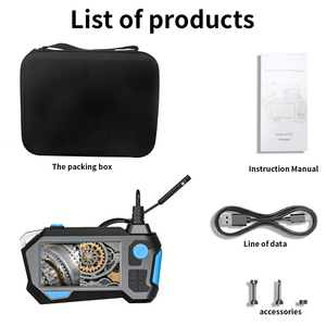 Xách tay cầm tay 4.5 inch IPS 360 độ tự động xoay Xe dò đường ống 9mm 10M rắn Cáp CMOS cảm biến 1 năm bảo hành - Product Image 6