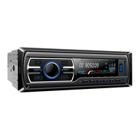 Reproductor de MP3 para coche 2025 inalámbrico BT 5,0 con puertos USB duales y Soporte de 64GB, pantalla LED y control remoto