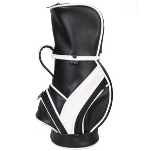 Bolsa de Vino de Golf Personalizada de Cuero PU Auténtico de Primera Calidad, Impermeable, Mini Bolsa de Regalo de Lujo, Decorativa Roja de Japón y Corea del Sur, 34*12cm, Cierre de Cremallera - Product Image 2