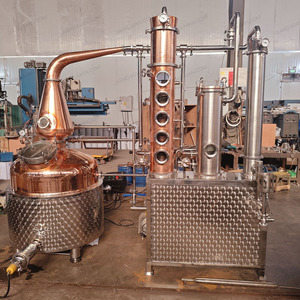 300 L apparecchiature di distillazione di rame con riscaldamento a vapore Lynn braccio a bolle per Vodka Gin <span class=keywords><strong>ancora</strong></span> macchina - Product Image 3