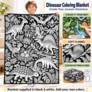 Couverture à colorier DIY de Noël pour enfants, couverture en peluche douce, activité artistique festive, cadeau - Product Image 5