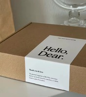 Autocollants adhésifs imperméables imprimés avec logo personnalisable, étiquettes pour boîtes, emballages pour bougies et artisanat