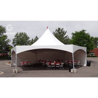 Tente d'auvent commerciale résistante du belvédère 10x10 avec la carpe d'écran 20x20 1624 événement 50 places Popup chapiteau imperméable de toit en métal