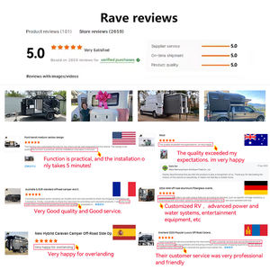 Pas cher Hors Route Voyage Remorque Personnalisé Camping Léger Pop up Camper Caravanes Couplingtrailer Van Rv Tenda Campeurs pour Usa - Product Image 6