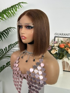 วิกผมบ๊อบแบบปิดหน้าผาก SDD 5*5  ผมแท้ 100%  สีผสม  ไม่ต้องใช้กาว  แบบตรง - Product Image 2