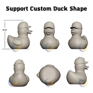 Jouets de bain pour enfants en caoutchouc, petits canards policiers jaunes professionnels, vente en gros et personnalisation - Product Image 4