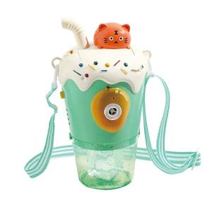 Jouets d'été Cartoon Light and Music <span class=keywords><strong>Bubble</strong></span> Toy for Kids Adults Automatic Milk <span class=keywords><strong>Tea</strong></span> Water Cup <span class=keywords><strong>Bubble</strong></span> Machine Toy Games - Product Image 4