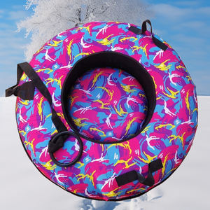 รถเลื่อนหิมะของเล่นพีวีซีเป่าลมทนทานสำหรับเด็กและผู้ใหญ่รถเลื่อนหิมะในฤดูหนาวกลางแจ้งกำหนดได้เอง - Product Image 2