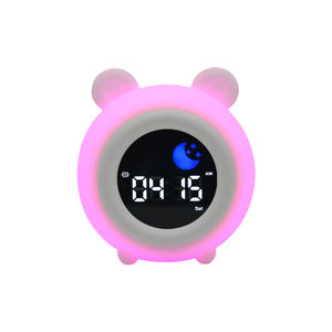 <span class=keywords><strong>Réveil</strong></span> à affichage numérique Lumière LED RVB Bruit blanc Haut-parleur <span class=keywords><strong>sans</strong></span> PBA Entraîneur de sommeil en silicone Machine de <span class=keywords><strong>réveil</strong></span> du sommeil - Product Image 4