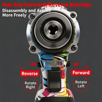 Taladro Inalámbrico de Alto Torque con Batería de Litio, Atornillador Eléctrico Reversible Multivelocidad OEM para Uso Doméstico