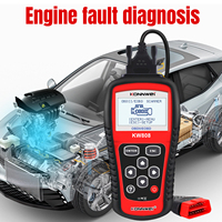 Lecteur de codes de diagnostic automobile KONNWEI OBD 2, outil de diagnostic automobile OBD2, lecteur de codes de panne du moteur, outils OBD pour voitures