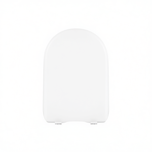 Asiento de inodoro para Azzurra, forma de taza delgada para montaje en pared, 7 bisagras de paso blancas, 51 cm de largo, 39 cm de ancho - Product Image 3