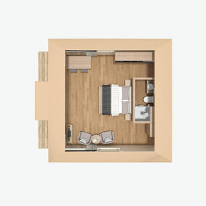 Lona impermeable de alta calidad para vacaciones al aire libre, Hotel familiar, Glamping Safari Tent - Product Image 6