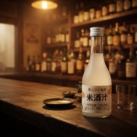 Vino de Arroz Puro Original de Marca Privada, Botella de Vidrio de 310 ml, Suave y Dulce, 2% ABV, Bebida de Fermentación Natural