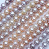 Collier de perles d'eau douce rondes en vrac, certifié ZZDIY100, 9.0-10.0Mm, Aa2