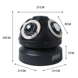 Barra de Luces Láser con Cabeza Móvil de 70W LED, Control por Voz, Efectos de Luz de <span class=keywords><strong>Discoteca</strong></span>, Rotación Colorida, Iluminación de Escenario para DJ, KTV y Hogar - Product Image 2